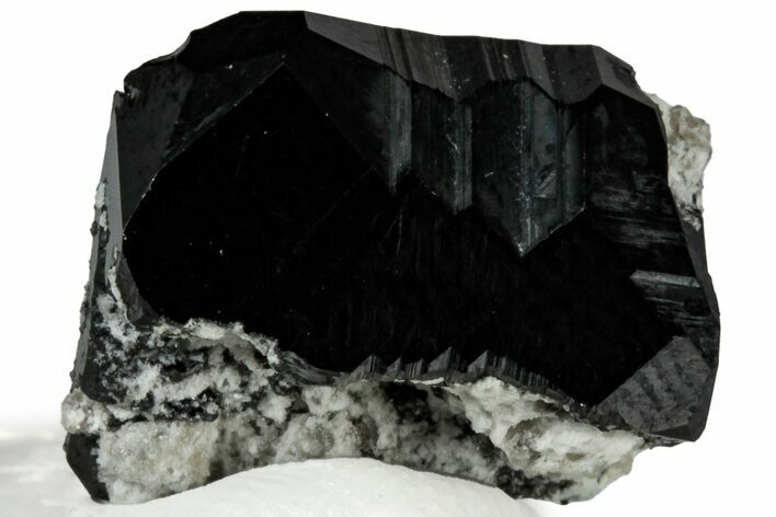 Lustrous Black Bixbyite Crystal - Utah #309314
